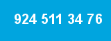 924 511 34 76 924 511 34 76